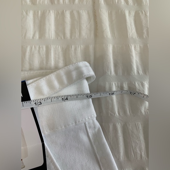 Hudson Los Angeles Cream Wide-Leg Belted Jeans - Picture 8 of 16